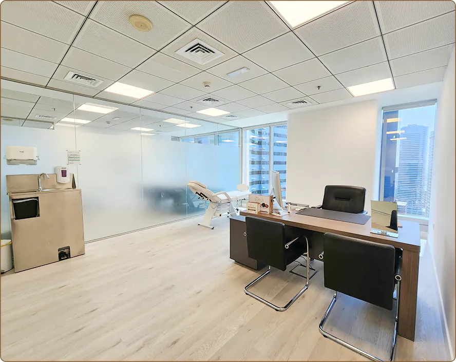 Vinci Hair Clinic Dubai consultation room